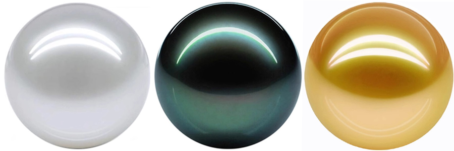 How are pearls identified